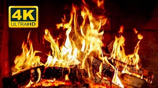 🔥 Cozy Fireplace 4K 12 HOURS Fireplace with Crackling Fire Sounds Soothing Fireplace 4K [upl. by Adlihtam]