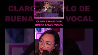 ESTELA NUÑEZ DEMUESTRA SU BUENA SALUD VOCAL [upl. by Barby]