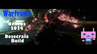 Warframe  Nekros Desecrate build 2024 [upl. by Latsyrhk]