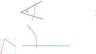 Konstrukcje geometryczne  przenoszenie kątów  Matematyka Szkoła Podstawowa i Gimnazjum [upl. by Chrisse480]