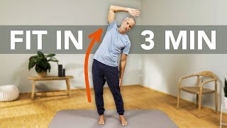 3 minute routine for people who sit a lot perfect for in between [upl. by Crissie414]