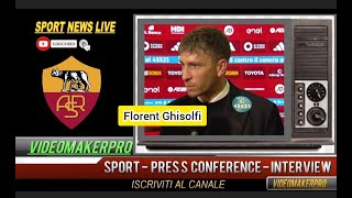 Florent Ghisolfi quotChiediamo scusa ai tifosiquot Juric esonerato dopo RomaBologna 23 interview [upl. by Inwat]