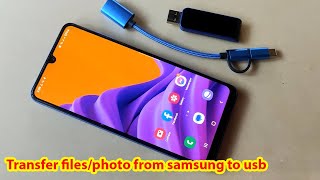 How to transfer files from samsung phone to usb drive [upl. by Ahsatsan]