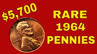 Rare 1964 pennies worth money Valuable pennies to look for [upl. by Alyahsal]