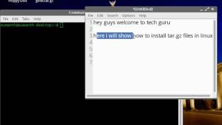 How to Extract a targz File in Linux using Terminal [upl. by Mont984]