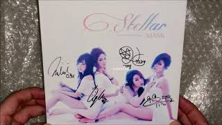 Stellar 4th digital single Mask Singed CD Unboxing [upl. by Salvatore544]