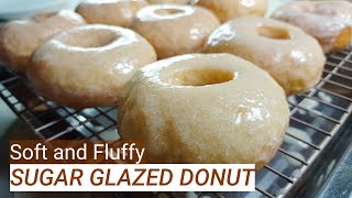 SOFT AND FLUFFY GLAZED DONUT RECIPE  HOW TO MAKE SOFT SUGAR GLAZED DOUGHNUT [upl. by Lithea347]