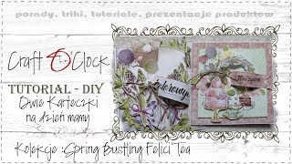 Tutorial Kartki Na Dzień Mamy  Scrapbooking [upl. by Gert53]