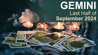 GEMINI LAST HALF OF SEPTEMBER 2024 quotA POWERFUL TRANSITIONquot tarotreading september2024 [upl. by Cliff661]