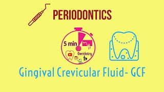 GCF  Periodontics  easy lecture  5 min DENTISTRY [upl. by Eelaras]