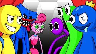 RAINBOW FRIENDS vs POPPY PLAYTIME Cartoon Animation [upl. by Efal84]