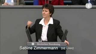 Sabine Zimmermann DIE LINKE Mehr öffentlich geförderte Arbeitsplätze statt EinEuroJobs [upl. by Mair]