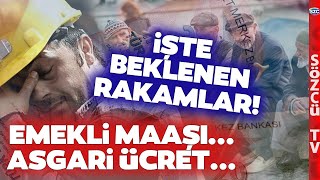 Asgari Ücret ve Emekli Maaş Zammında 6 Uzman İsim Rakam Verdi İşte Muhtemel Zam Oranı [upl. by Ysnap]