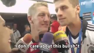 watch Thomas Muellers hilarious response to a Golden Boot question [upl. by Lukey211]