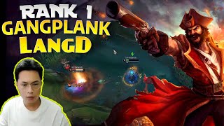 🔴 LangD Gangplank vs Irelia  LangD Rank 1 Gangplank Guide [upl. by Rap]