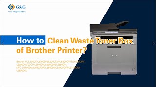 How to Clean Waste Toner Box of Brother HLHL L5000D L5100DN L5200DW L6200DWPrinter [upl. by Lemmie]