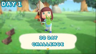 Day 1  30 Day Challenge  Critterpedia Island [upl. by Brendan426]