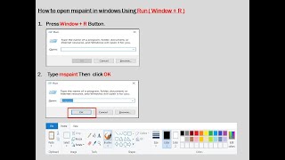 New way to open MS paint  Windows  R shortcut [upl. by Nnyled]