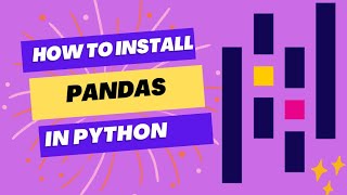 How to install Panda in Python [upl. by Acinorrev]