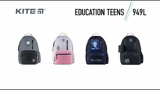 Рюкзак молодіжний Kite Education teens модель 949L  Огляд рюкзаків Kite™ 2024  Kite Official [upl. by Fillian]