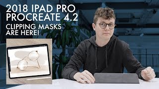 2018 iPad Pro and Procreate 42 Clipping Masks [upl. by Nnylkoorb]