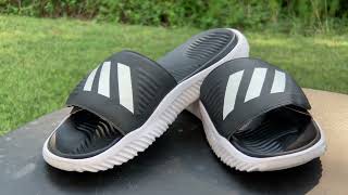 Mens Adidas Alphabounce Slides Review [upl. by Amandy]