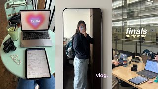 STUDY VLOG  med school finals week — year 2 🎧⚕️ [upl. by Aimas334]