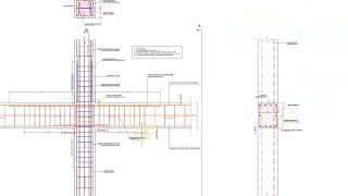 Reinforced Concrete Beam Connection to Composite Column Detail [upl. by Lindie173]