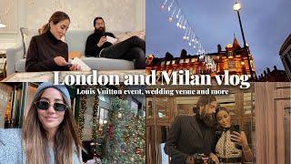 London with Filippo for LV Christmas Tree Reveal Wedding Venue Search and Chit Chat Tamara Kalinic [upl. by Aitnohs]