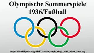 Olympische Sommerspiele 1936Fußball [upl. by Edita]