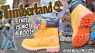 Timberland 6quot PREMIUM Wheat Nubuck This is NOT A Boot  Review amp Best On Foot [upl. by Rodney]