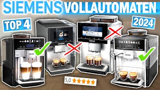 TOP 4 SIEMENS KAFFEEVOLLAUTOMATEN Testsieger 2024 🔥  Die Besten Siemens Kaffeevollautomaten [upl. by Ynatil]