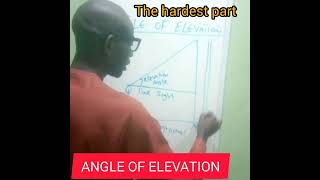 The hardest part of angle of elevationTairuBoostIQ [upl. by Hctub]