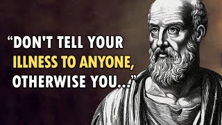 ✅HIPPOCRATES quotThe Father of Medicinequot  The Best Quotes of Hippocrates [upl. by Atthia]