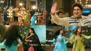 Badhai ho badhai Akshara Arohi dance video yrkkh [upl. by Yerdna701]