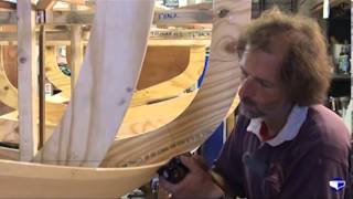 Fitting planks on a clinker vessel small boats  Part 1 [upl. by Abebi]