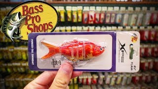 Bass Pro Shops LURES ONLY Fishing Challenge Surprising [upl. by Nakashima739]