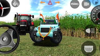 Dollar Song modified Mahendra blue Thar।।😈Video Game।। Indian Car Simulator 3D Android gameplay 4 [upl. by Dante]