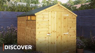 DISCOVER  8 x 6 Shiplap Security Shed [upl. by Ludovika106]