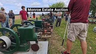 Hit Miss Engines  McCormick Deering Fairbanks Morse Stover  Monroe Estate Auction 052524 [upl. by Suilenroc289]