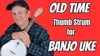 Alternating Thumb Strumming for Banjolele or Ukulele [upl. by Rettuc]