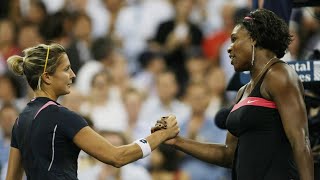 Serena Williams vs Maria Elena Camerin 2007 US Open R2 Highlights [upl. by Kcirdahs]