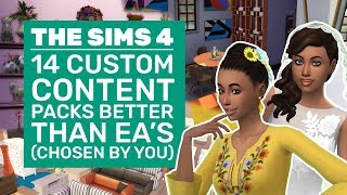 14 Sims 4 CC Packs That Are Better Than EAs  YOUR Best Custom Content Packs [upl. by Coffee]