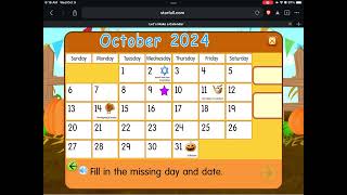 Starfall Daily Calendar  October 9 2024 [upl. by Prager]