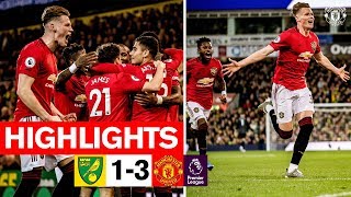 HIGHLIGHTS  Norwich City 13 Manchester United  Premier League 201920 [upl. by Notlaw536]