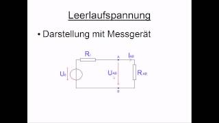 Leerlaufspannung [upl. by Herr]