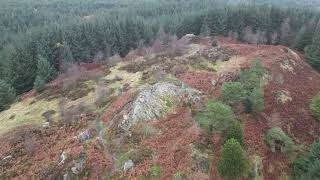 Carron crag highest point in grizedale forest Cumbria [upl. by Nagey]