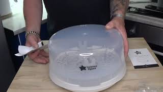 Tommee Tippee Microwave Steriliser Gen 2 Review and Demo [upl. by Giraldo]