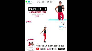 HIIT Brucia Grassi  Tonificazione Braccia e Spalle anteprima [upl. by Maudie723]