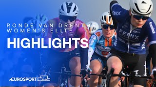 ASTONISHING PERFORMANCE 🤩  Ronde van Drenthe 2024 Race Highlights  Eurosport Cycling [upl. by Emsoc36]